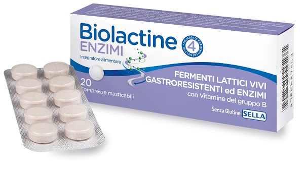BIOLACTINE ENZIMI 20 COMPRESSE NUOVA FORMULA - Farmaunclick.it