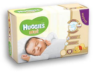 PANNOLINO HUGGIES EXTRA CARE BEBE' BASE 1 28 PEZZI - Farmaunclick.it
