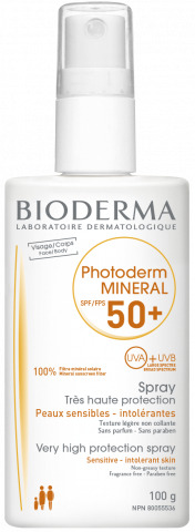 PHOTODERM MINERAL SPF50+ SPRAY 100 ML PROTEZIONE PELLE ATOPICA O ALLERGICA - Farmaunclick.it