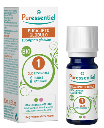 PURESSENTIEL EUCALIPTO GLOBULO OLIO ESSENZIALE BIO 10 ML - Farmaunclick.it