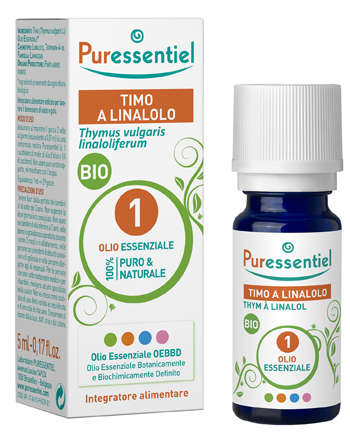 PURESSENTIEL TIMO A LINALOLO OLIO ESSENZIALE BIO 5 ML - Farmaunclick.it