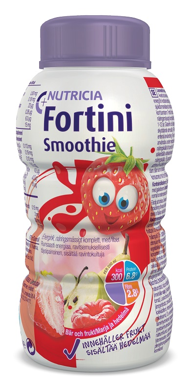 FORTINI SMOOTHIE MULTI FIBRE GUSTO FRUTTI ROSSI 200 ML - Farmaunclick.it