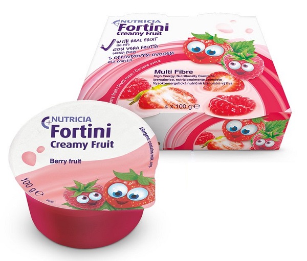 FORTINI CREAMY FRUIT MULTI FIBRE FRUTTI ROSSI 4X100 G - Farmaunclick.it