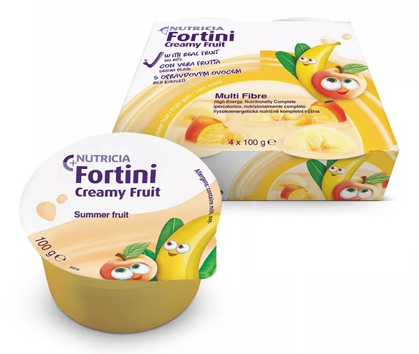 FORTINI CREAMY FRUIT MULTI FIBRE FRUTTI GIALLI 4X100 G - Farmaunclick.it