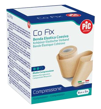 BENDA ELASTICA PIC CO FIX AUTOADESIVA 12X5CM MEDIUM - Farmaunclick.it