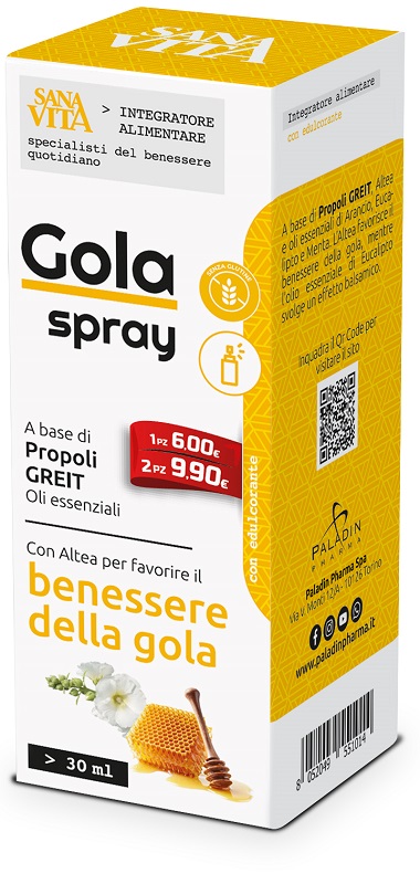 SANAVITA GOLA SPRAY 30 ML - Farmaunclick.it