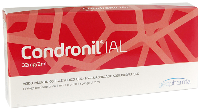 SIRINGA INTRA-ARTICOLARE CONDRONIL IAL ACIDO IALURONICO 1,6% 2 ML - Farmaunclick.it