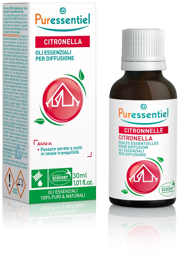 MISCELA CITRONELLA PER DIFFUSIONE 30 ML ECOCERT - Farmaunclick.it