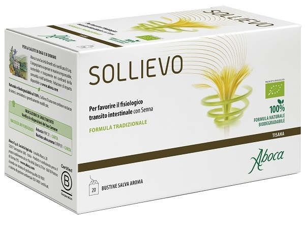 SOLLIEVO TISANA BIO 20 FILTRI DA 2,2 G - Farmaunclick.it