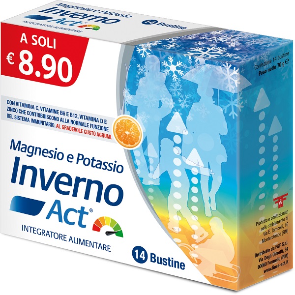 MAGNESIO E POTASSIO INVERNO ACT 14 BUSTINE 5 G - Farmaunclick.it