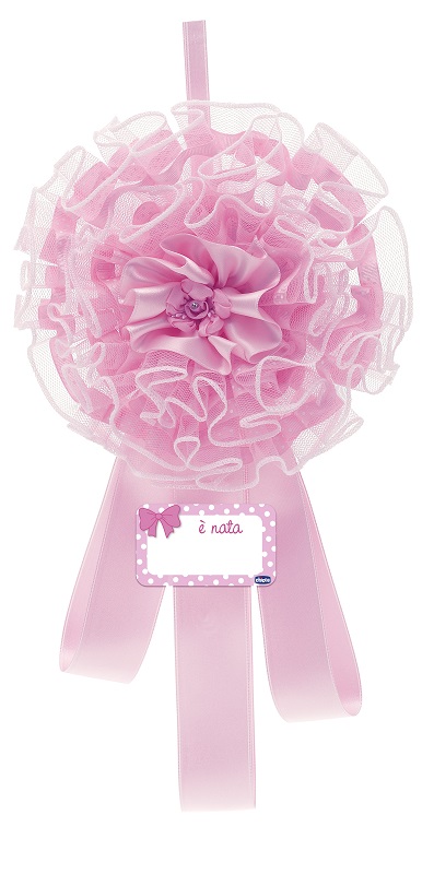 CHICCO ANNUNCIO NASCITA FIOCCO ROSA - Farmaunclick.it