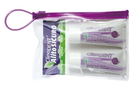 CLINODENT GEL DENTIFRICIO ALITO SICURO 2 TUBETTI DA 20 ML - Farmaunclick.it