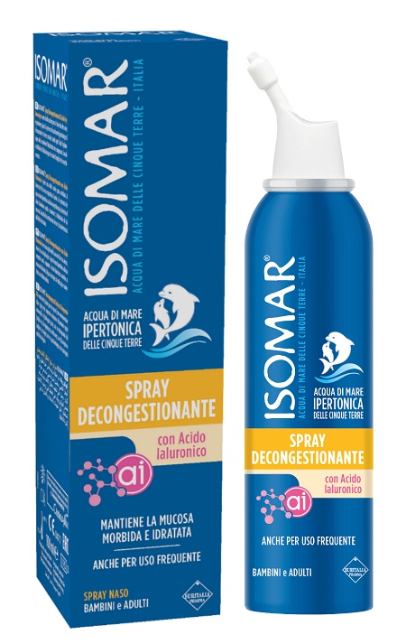 ISOMAR SPRAY DECONGESTIONANTE ACIDO IALURONICO 100 ML - Farmaunclick.it
