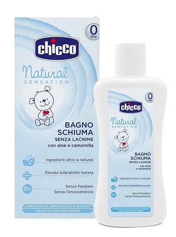 CHICCO BAGNOSCHIUMA NATURAL SENSATION 500 ML - Farmaunclick.it