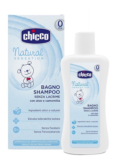 CHICCO BAGNO SHAMPOO NATURAL SENSATION 200 ML - Farmaunclick.it