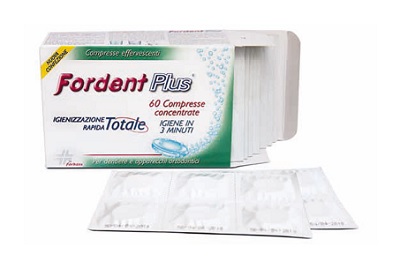 FORDENT PLUS 60 COMPRESSE CONCENTRATE PER DENTIERE E APPARECCHI ORTODONTICI - Farmaunclick.it