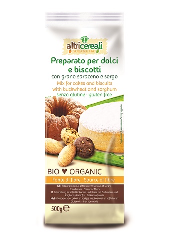 ALTRICEREALI PREPARATO PER DOLCI CON GRANO SARACENO E SORGO 500 G SENZA UOVA - Farmaunclick.it
