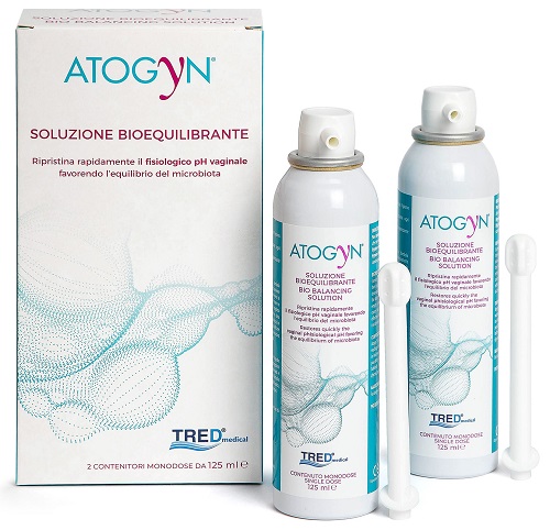 ATOGYN DISPOSITIVO IGIENE VAGINALE E RIPRISTINO PH FISIOLOGICO BAG ON VALVE 2 PEZZI DA 125ML - Farmaunclick.it