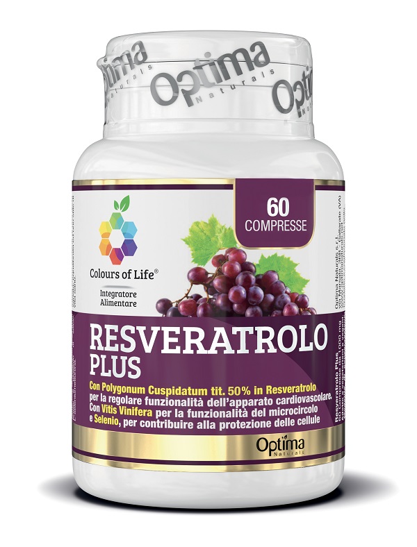 COLOURS OF LIFE RESVERATROLO PLUS 60 COMPRESSE 1000 MG - Farmaunclick.it