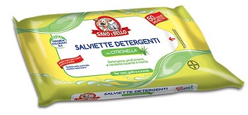 SANO E BELLO SALVIETTE DETERGENTI CITRONELLA 50 PEZZI - Farmaunclick.it