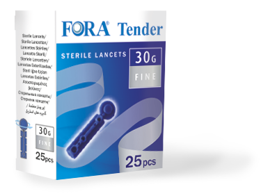 LANCETTE PUNGIDITO FORA TENDER 30 GAUGE 25 PEZZI - Farmaunclick.it