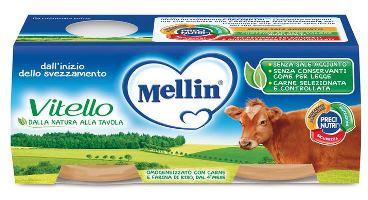 MELLIN OMOGENEIZZATO VITELLO 2 X 80 G - Farmaunclick.it