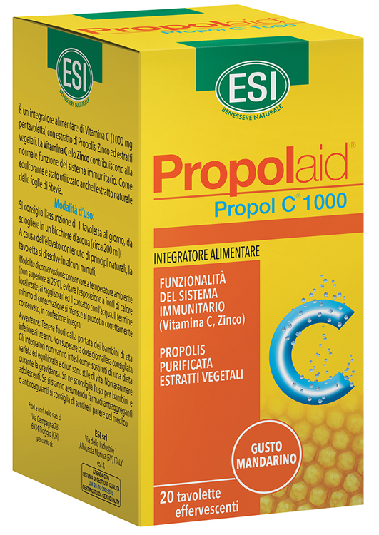 ESI PROPOLAID C 1000 20 TAVOLETTE EFFERVESCENTI - Farmaunclick.it