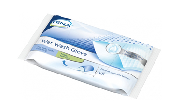 TENA WET WASH GLOVE GUANTO DETERGENTE UMIDIFICATO 8 PEZZI - Farmaunclick.it