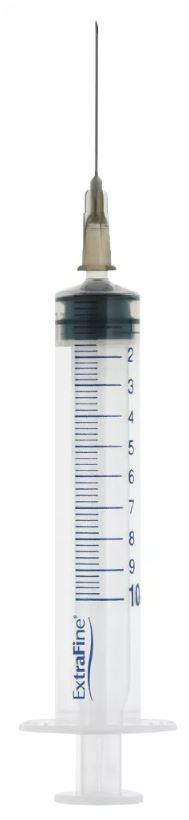 SIRINGA EXTRAFINE IPODERMICA 10 ML AGO 12 GAUGE 22 - Farmaunclick.it