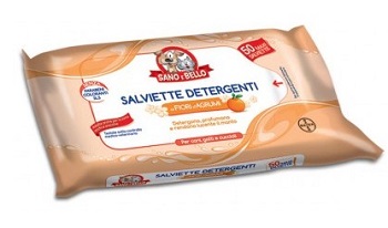 SANO E BELLO SALVIETTE DETERGENTI AI FIORI D'AGRUMI 50 PEZZI - Farmaunclick.it