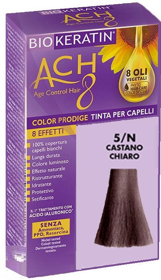 BIOKERATIN ACH8 COLOR PRODIGE 5/N CASTANO CHIARO - Farmaunclick.it
