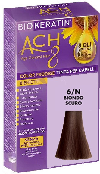 BIOKERATIN ACH8 COLOR PRODIGE 6/N BIONDO SCURO - Farmaunclick.it
