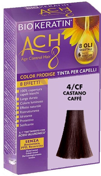 BIOKERATIN ACH8 COLOR PRODIGE 4/CF CASTANO CAFFE' - Farmaunclick.it
