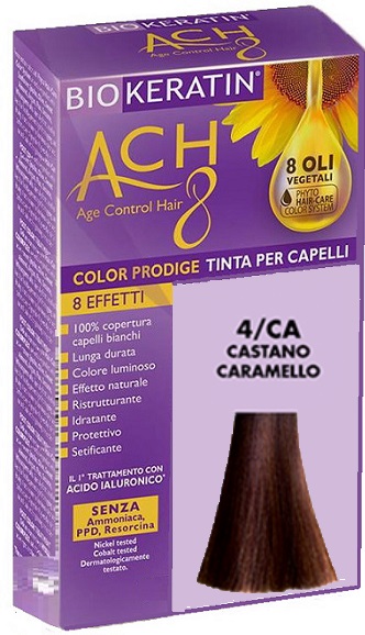 BIOKERATIN ACH8 COLOR PRODIGE 4/CA CASTANO CARAMELLO - Farmaunclick.it