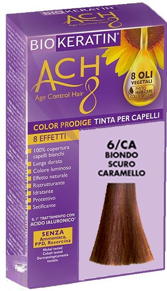 BIOKERATIN ACH8 COLOR PRODIGE 6/CA BIONDO SCURO CARAMELLO - Farmaunclick.it
