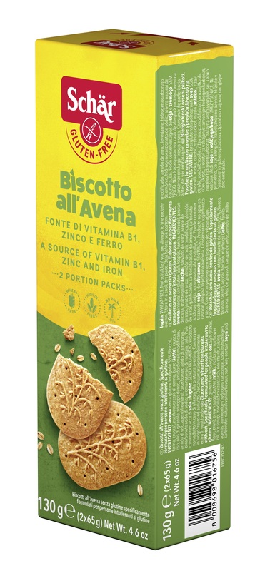 SCHAR BISCOTTI ALL'AVENA 130 G - Farmaunclick.it