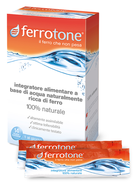 FERROTONE 14 BUSTINE 20 MG - Farmaunclick.it