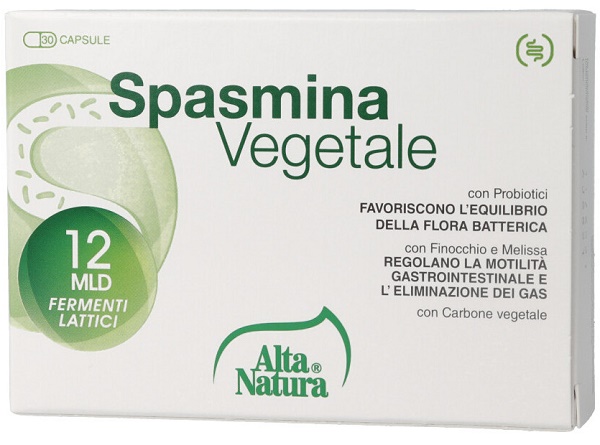 SPASMINA VEGETALE 30 OPERCOLI 500 MG - Farmaunclick.it
