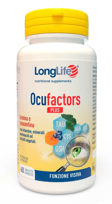 LONGLIFE OCUFACTORS PLUS 60 TAVOLETTE - Farmaunclick.it