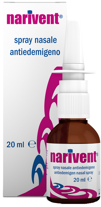 SPRAY NASALE ANTIEDEMIGENO NARIVENT FLACONE 20 ML - Farmaunclick.it