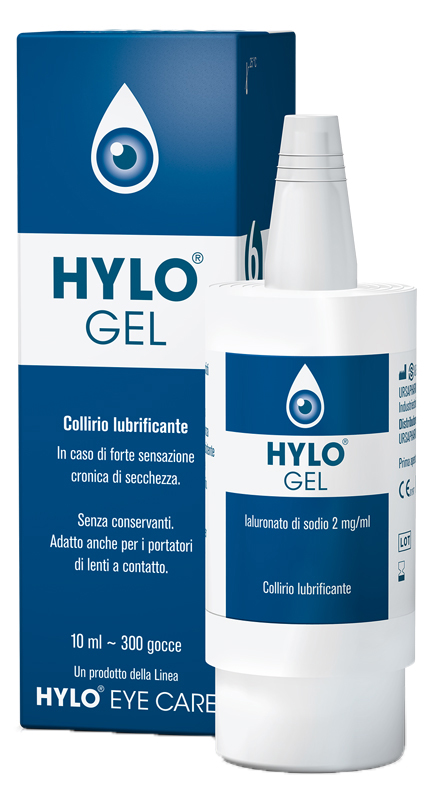 HYLO-GEL COLLIRIO LUBRIFICANTE ACIDO IALURONICO 0,2% 10 ML - Farmaunclick.it
