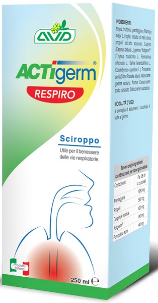 ACTIGERM RESPIRO SCIROPPO 250 ML - Farmaunclick.it
