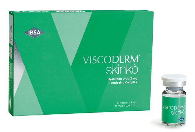 SOLUZIONE INTRADERMICA VISCODERM SKINKO' ACIDO IALURONICO 2MG 10 FLACONCINI X 5 ML - Farmaunclick.it