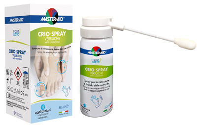 CRIO SPRAY VERRUCHE MASTER-AID FOOTCARE 50 ML E1 - Farmaunclick.it
