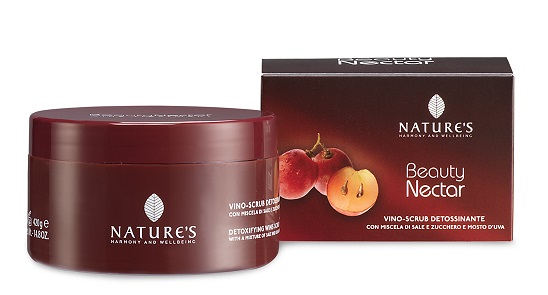 NATURES BEAUTY NECTAR VINO SCRUB CORPO DETOSSIFICANTE 420 ML - Farmaunclick.it