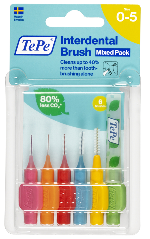 TEPE SCOVOLINI MISTI 6 PEZZI ROSA A VERDE - Farmaunclick.it