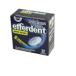 EFFERDENT PULIZIA DENTIERE 90 COMPRESSE EFFERVESCENTI - Farmaunclick.it