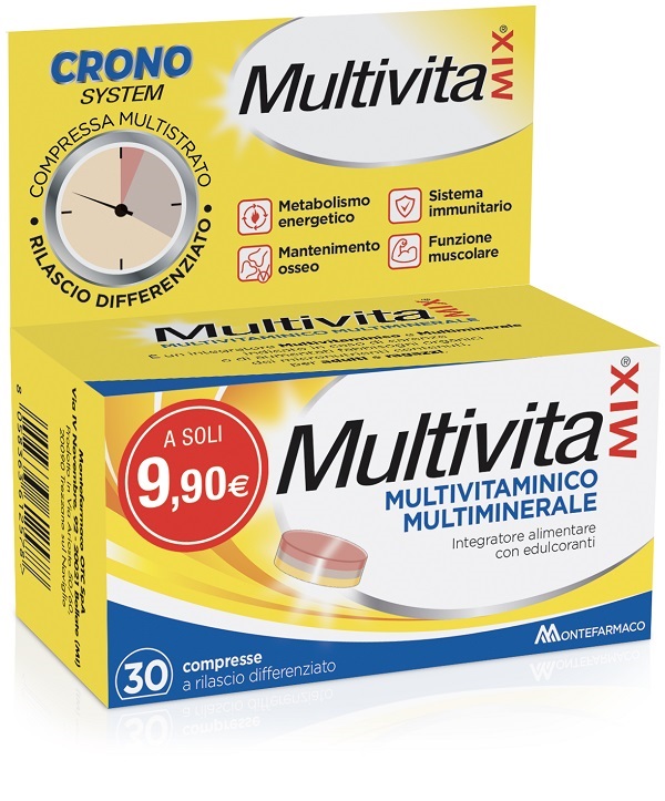 MULTIVITAMIX CRONO 30 COMPRESSE - Farmaunclick.it