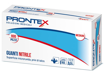 PRONTEX GUANTO IN NITRILE SENZA POLVERE PICCOLO 6/7 100 PEZZI - Farmaunclick.it
