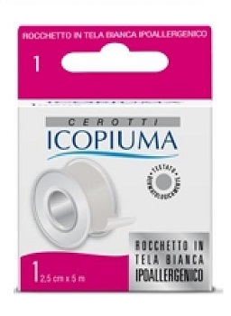 CEROTTO IN ROCCHETTO ICOPIUMA BIANCO 2,5X500 CM - Farmaunclick.it